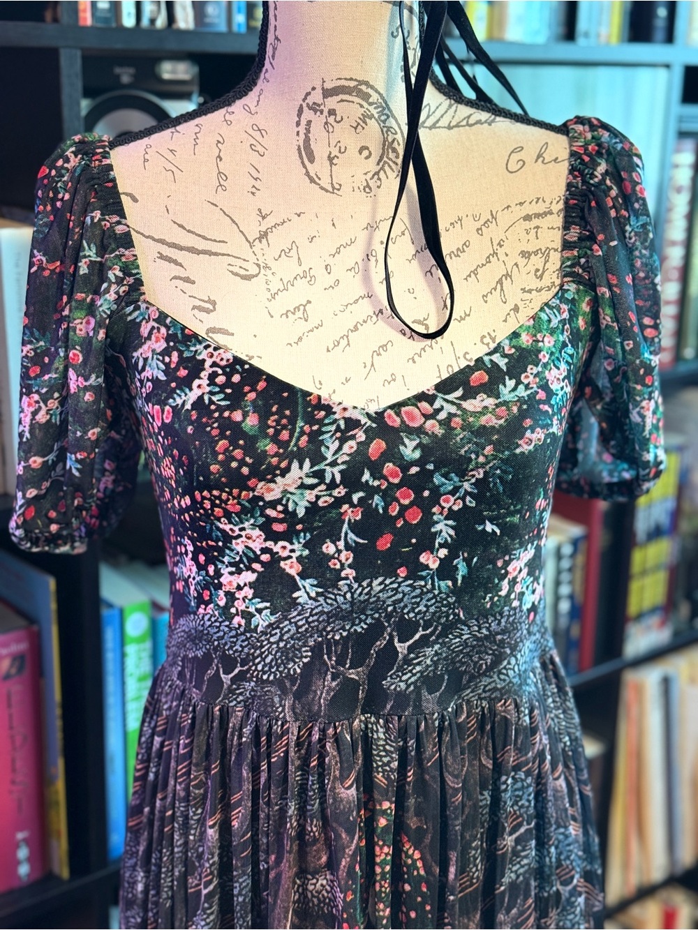 Rare BlackMilk | Nielsen Sleeping Beauty Midaxi Dress - Picture 8 of 12